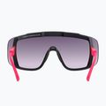 Bicycle goggles POC Devour fluo pink/uranium black translucent/clarity road gold 8