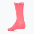 Cycling socks POC Lithe MTB Mid ammolite coral 2