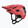 POC Kortal Race MIPS bicycle helmet ammolite coral/uranium black matt 3