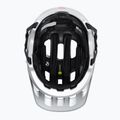 MTB bike helmet POC Tectal Race MIPS argentite silver/uranium black matt 6