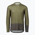 Men's cycling longsleeve POC MTB Pure epidote green/sylvanite grey 5