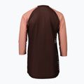 Women's cycling jersey POC MTB Pure 3/4 axinite brown/rock salt 8