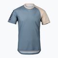 Men's cycling jersey POC MTB Pure calcite blue/light sandstone beige