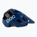 Bicycle helmet POC Kortal Race MIPS opal blue/uranium black metallic/matt 3