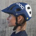 MTB bike helmet POC Tectal Race MIPS lead blue/hydrogen white matt 7