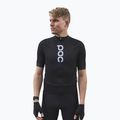 Men's cycling jersey POC Essential Road Logo uranium black