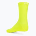 POC Fluo Sock Mid fluorescent yellow/green cycling socks 2