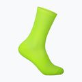 POC Fluo Sock Mid fluorescent yellow/green cycling socks 5