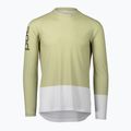 Men's POC MTB Pure prehnite green/hydrogen white cycling longsleeve