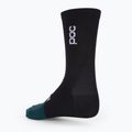 Cycling socks POC Flair Mid uranium black/dioptase blue 2