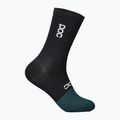 Cycling socks POC Flair Mid uranium black/dioptase blue 4