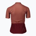 Women's cycling jersey POC Essential Road Logo himalayan salt/garnet red 6