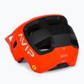 Bicycle helmet POC Kortal Race MIPS fluorescent orange/uranium/black matt 4