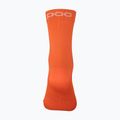 Cycling socks POC Fluo Mid fluorescent orange 5