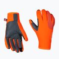 Cycling gloves POC Thermal zink orange