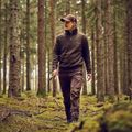 Men's trekking sweatshirt Pinewood Hurricane dark green mel 4