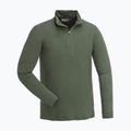 Men's Pinewood Abisko Merino Base Layer Half Zip thermal sweatshirt d.mossgreen