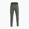 Men's thermal trousers Pinewood Abisko Merino Base Layer d.mossgreen