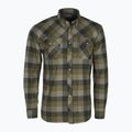 Men's Pinewood Lumbo olive/suede brown shirt 5