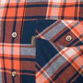 Pinewood men's shirt Härjedalen navy/orange 3