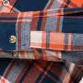 Pinewood men's shirt Härjedalen navy/orange 5