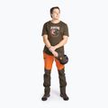 Men's Pinewood Abisko membrane trousers b.orange/mossgreen 2