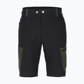 Men's Pinewood Finnveden Trail Hybrid black/mossgreen trekking shorts 4