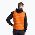 Men's Pinewood Abisko Insulation burned orange trekking sleeveless jacket 3