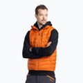 Men's Pinewood Abisko Insulation burned orange trekking sleeveless jacket 5