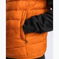 Men's Pinewood Abisko Insulation burned orange trekking sleeveless jacket 7