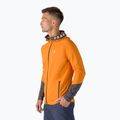 Men's Peak Performance Rider Zip Hood trekking sweatshirt orange G77244100