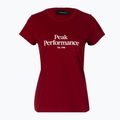 Women's trekking shirt Peak Performance Original Tee red G77700310