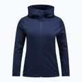 Women's Peak Performance Rider Tech Zip Hood blue shadow sweatshirt 3