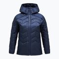 Peak Performance women's down jacket Elevate Liner Hood blue shadow 5