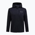 Men's fleece sweatshirt Peak Performance Trail Polartec Power Grid Half Zip Hood black 4