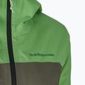 Women's Peak Performance Trail Hipe Shell Jacket peppermint/pine needle/vivid rain jacket 3