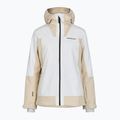 Women's ski jacket Perak Performance Rider Tech Insulated sand fog/off wihte