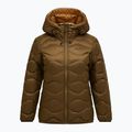 Women's down jacket Peak Performance Helium Down Hood meadow moss/sierra sand 6