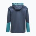 Men's sweatshirt Peak Performance Rider Essentials Zip Hood Mountain Mist/Deluded Vision 2