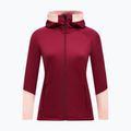 Women's sweatshirt Peak Performance Rider Essentials Zip Hood Vertical Zenith/Peach Fuzz