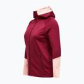 Women's sweatshirt Peak Performance Rider Essentials Zip Hood Vertical Zenith/Peach Fuzz 3