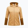 Women's sweatshirt Peak Performance Rider Essentials Zip Hood Sierra Sand/Earthy Summit