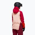 Women's ski jacket Peak Performance Visilight GTX C-Knit 3L tech burgundy/peach fuzz 3