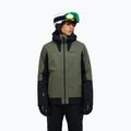 Men's ski jacket Peak Performance Rider Tech Insulated pine needle/black