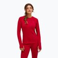 Women's thermal active sweatshirt Peak Performance Spirit Crew tech burgundy