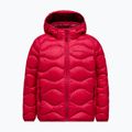 Children's down jacket Peak Performance Helium Down Hood Jacket Tech Burgundy/Vertical Zenith