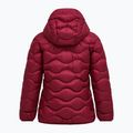 Women's down jacket Peak Performance Helium Down Hood vertical zenith/tech burgundy 6