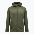 Men's sweatshirt Peak Performance Rider Essentials Zip Hood pine needle/pine needle 5