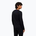 Men's thermal active sweatshirt Peak Performance Magic Crew Wool-Blend Baselayer black/black 2