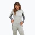 Women's thermal active sweatshirt Peak Performance Magic Crew Wool-Blend Baselayer med grey melange